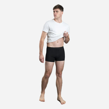 Men's Alpaca Wool Boxer Briefs: 160 Ultralight color Black