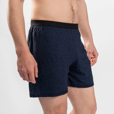 mens biocompatible relax boxer color navy blue