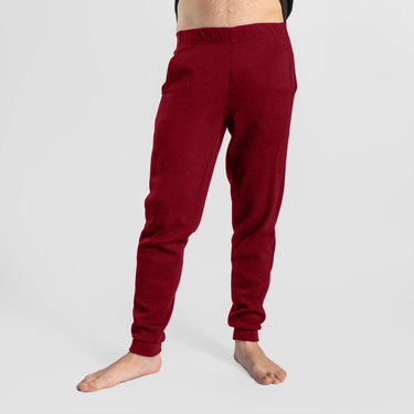mens highly breathable sweatpants midweight color maroon