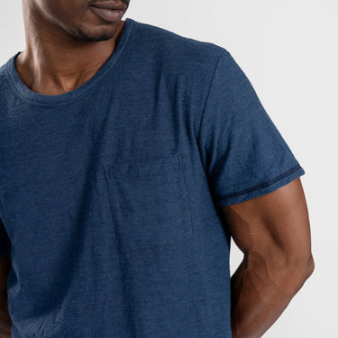 mens ultimate outdoor crew pocket color natural blue