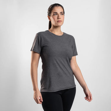 womens chemical free running tshirt ultralight color gray