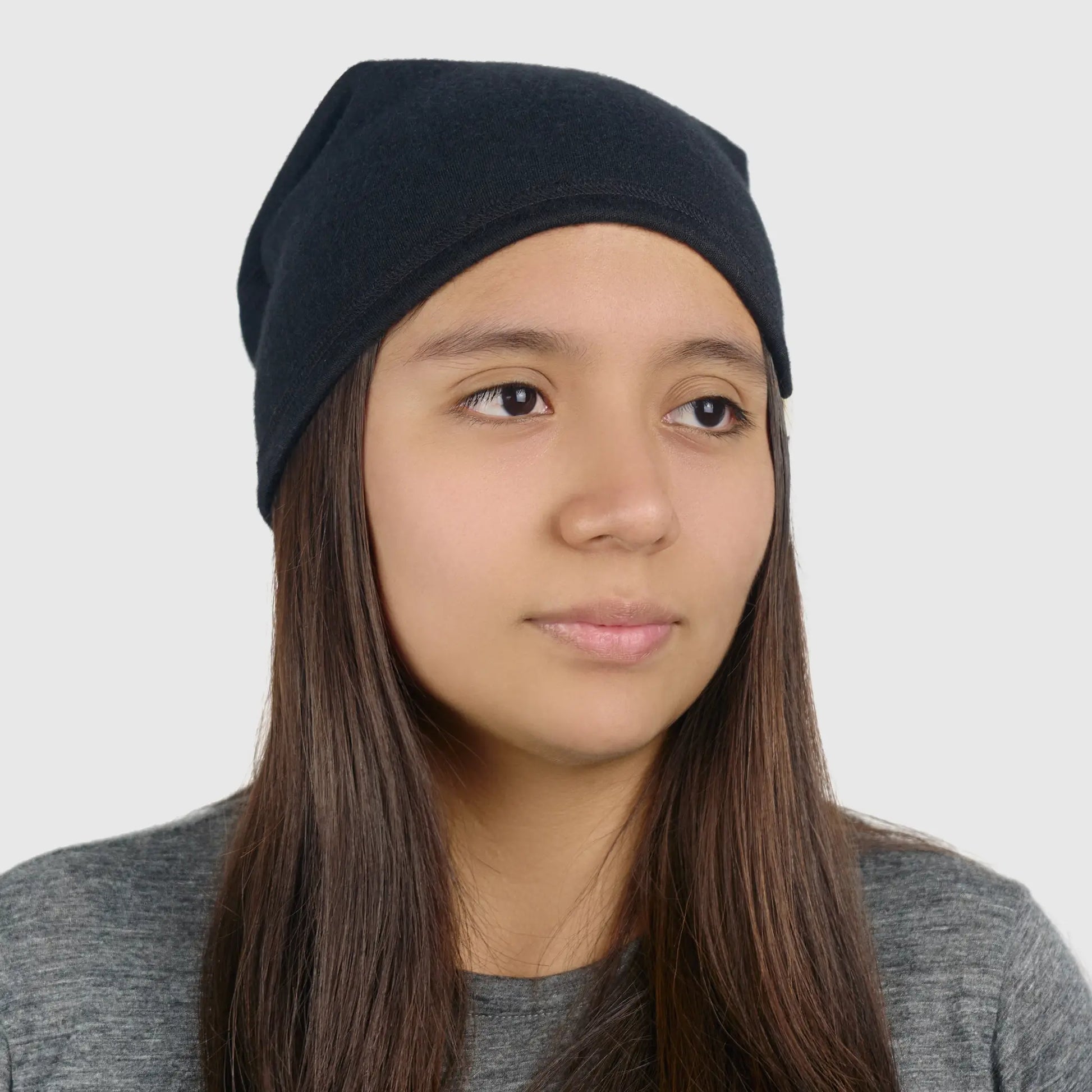 2 Pack - Alpaca Wool Folded Beanie Hat: 420 Midweight cover 3
