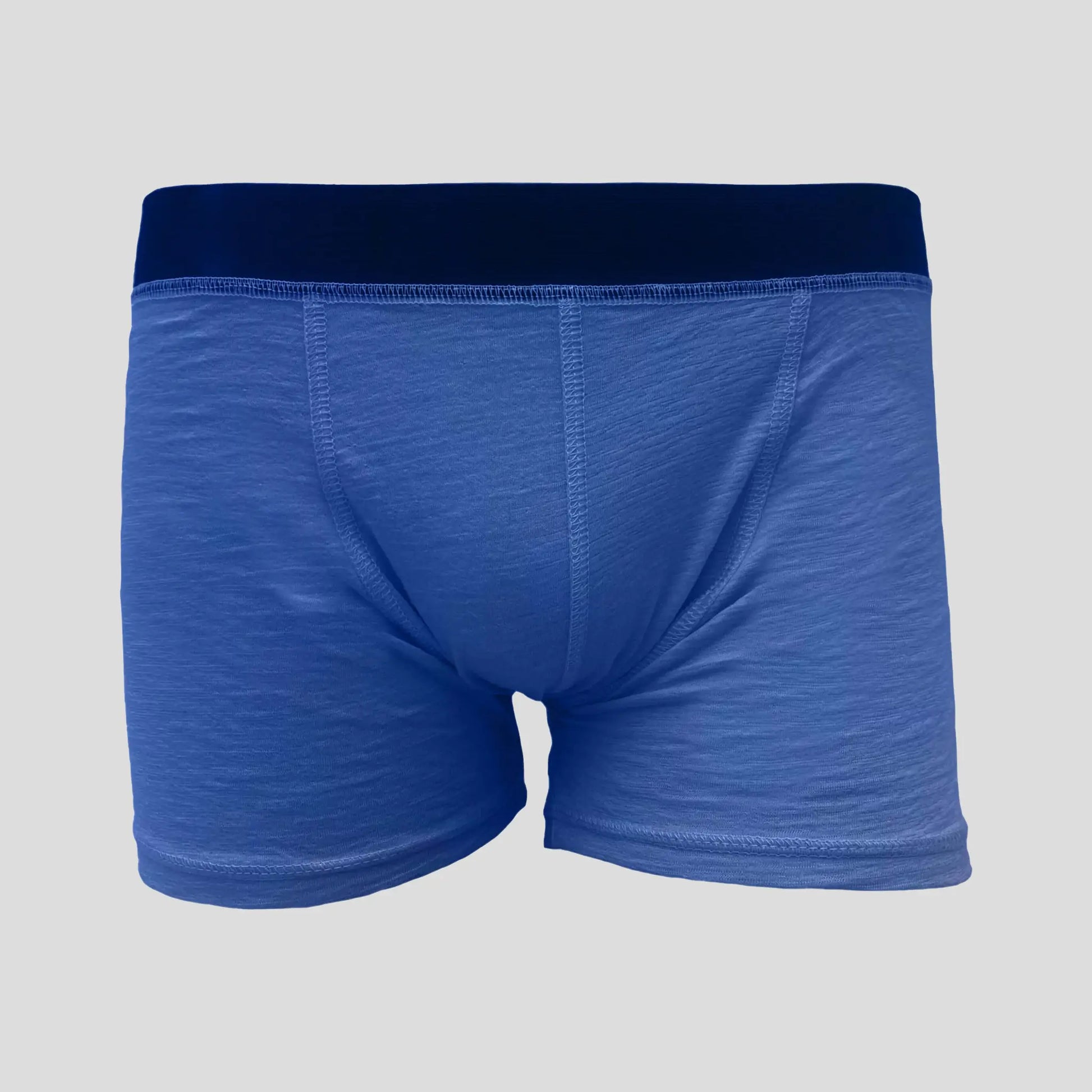 Men's Alpaca Wool Boxers: 160 Ultralight color Natural Blue