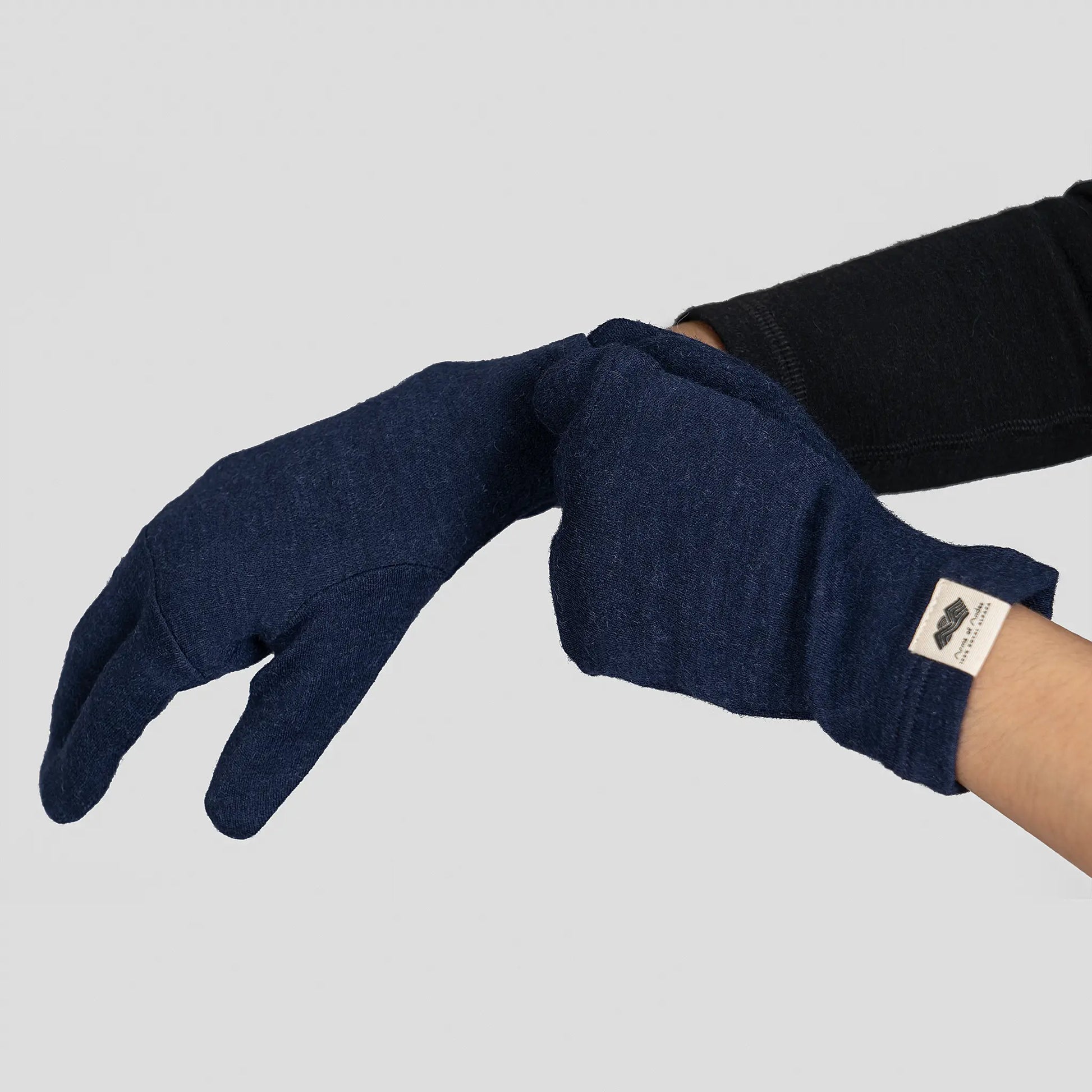 eco friendly gloves lightweight color navy blue