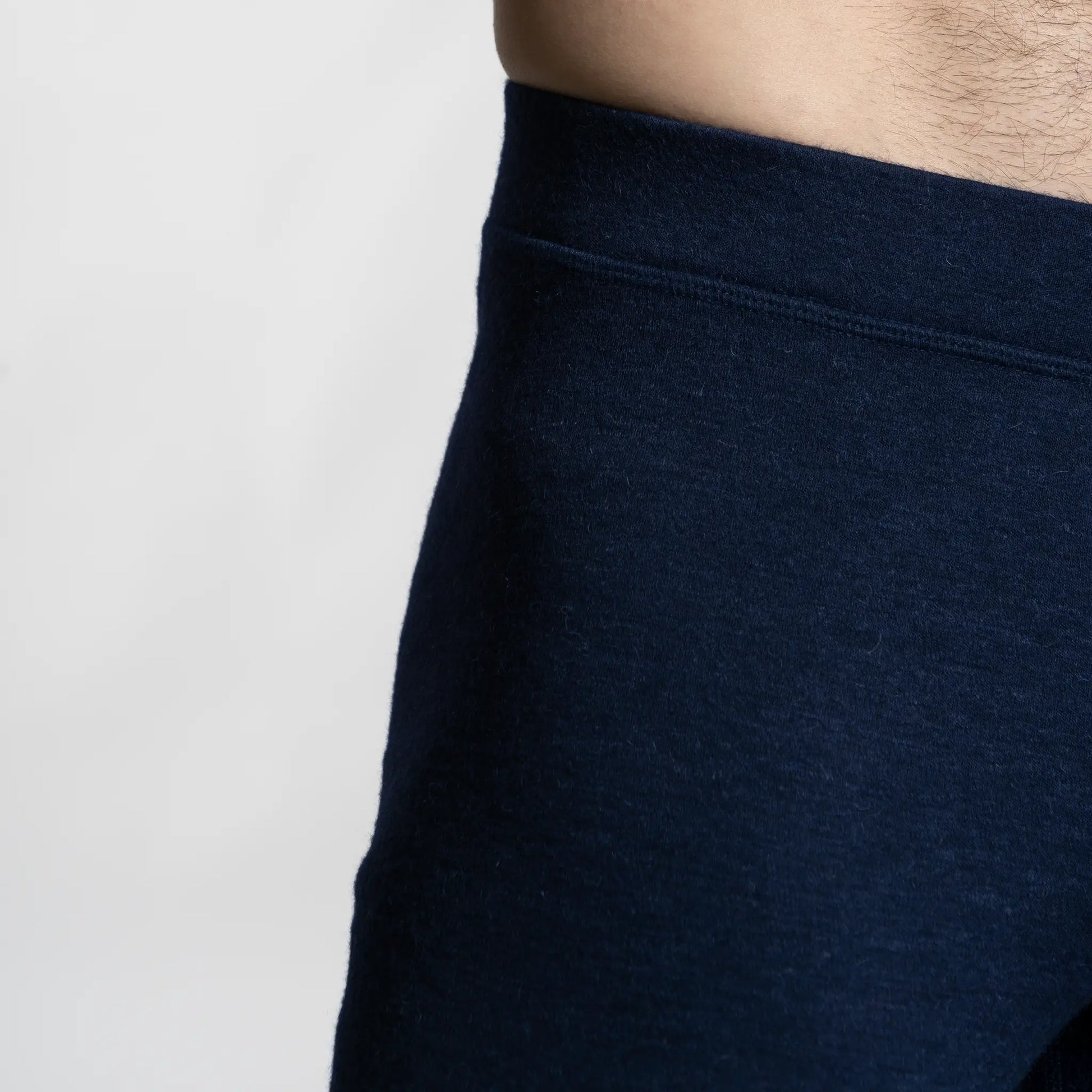 Men's Alpaca Wool Tights: 300 Lightweight color Navy Blue